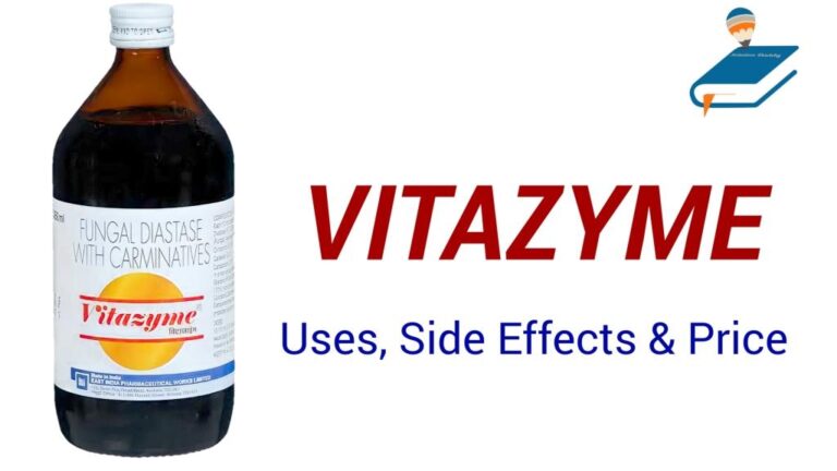Vitazyme Syrup Uses in Hindi जानकारी, लाभ और दुष्प्रभाव.